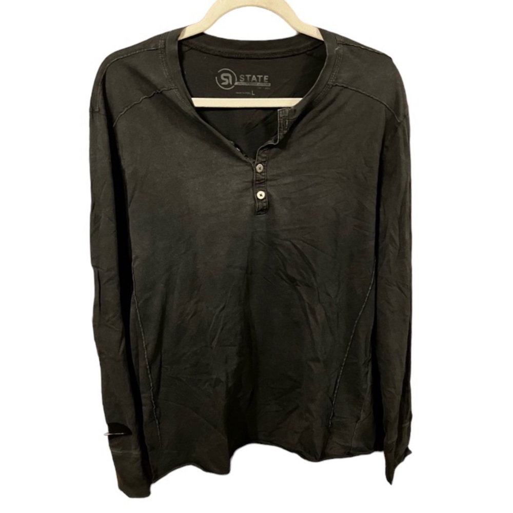 STATE VINTAGE ROGUE MENS LARGE LONG SLEEVE